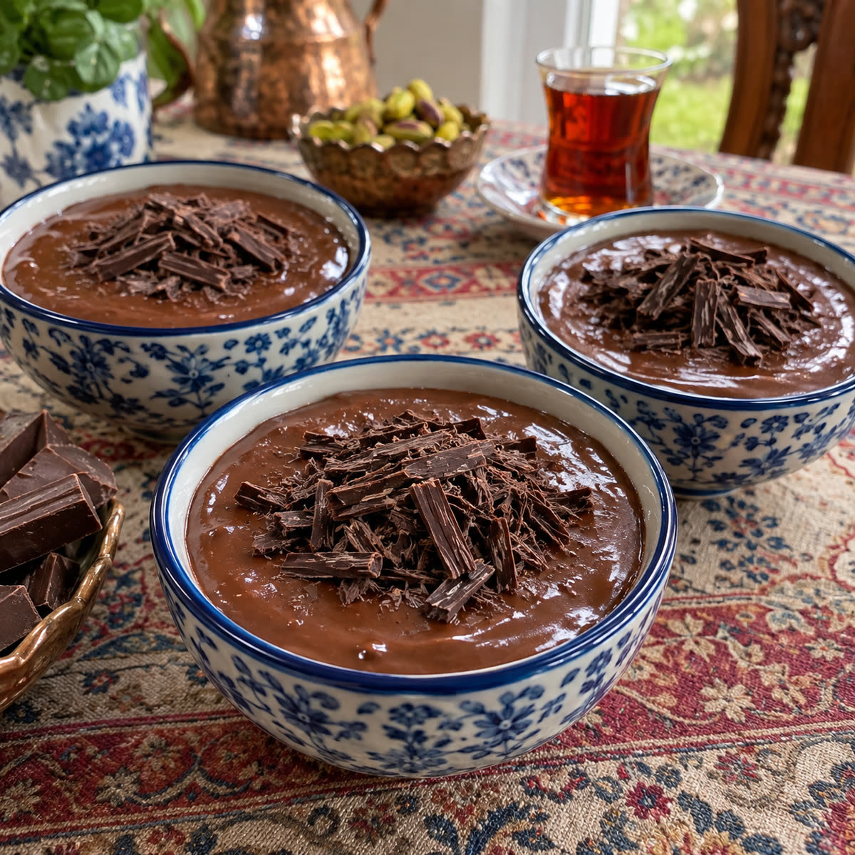 پودینگ شکلاتی