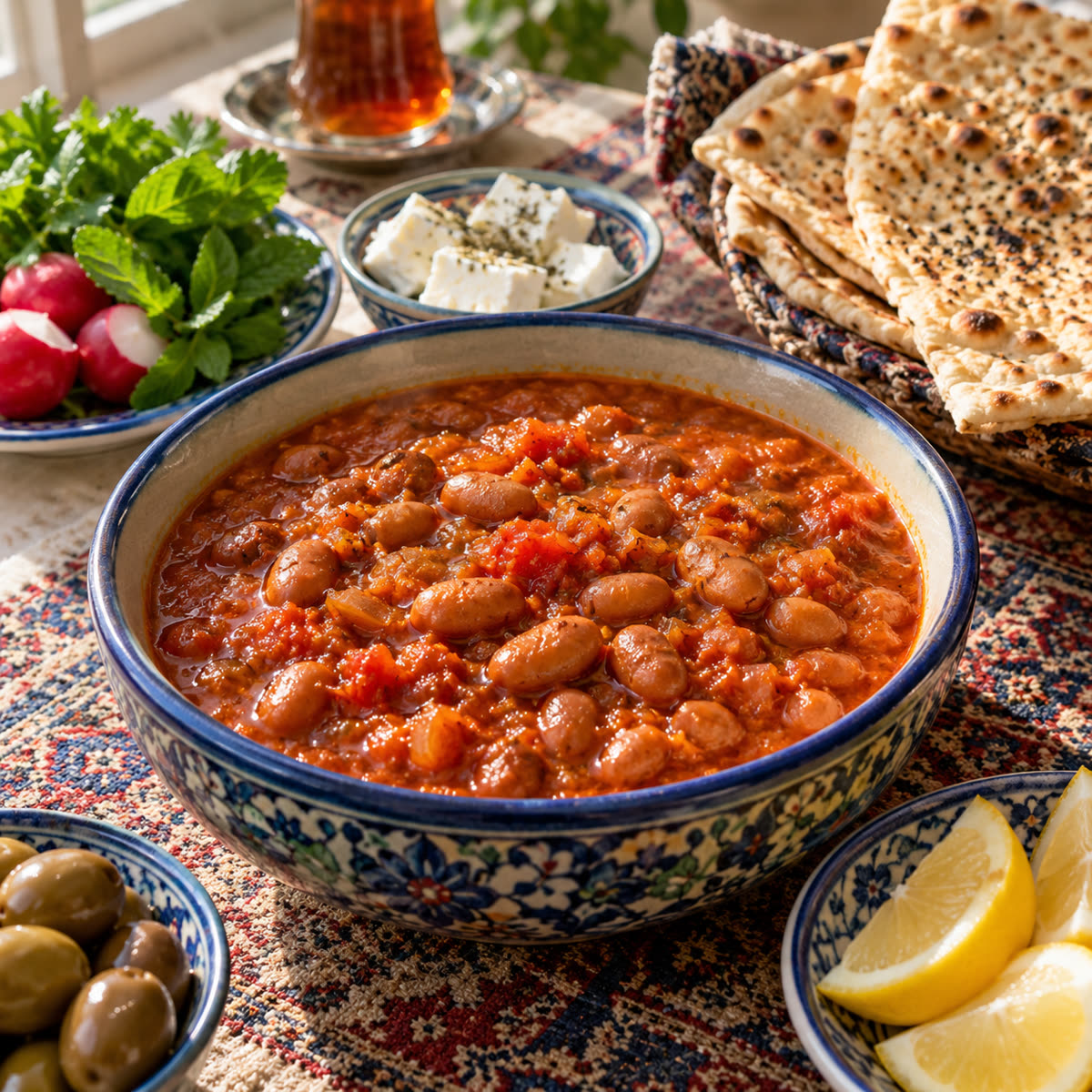 خوراک لوبیا چیتی