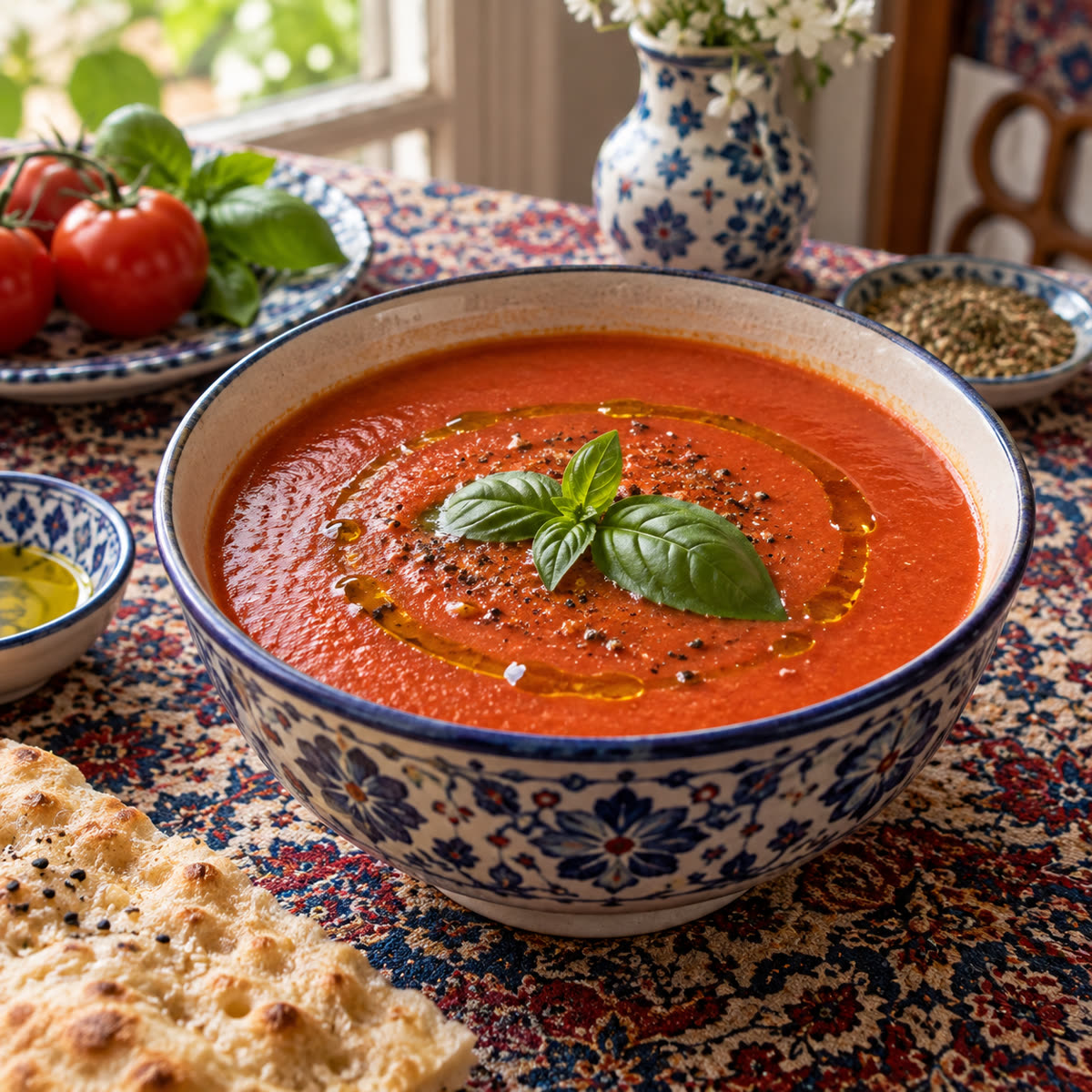 سوپ گوجه‌فرنگی