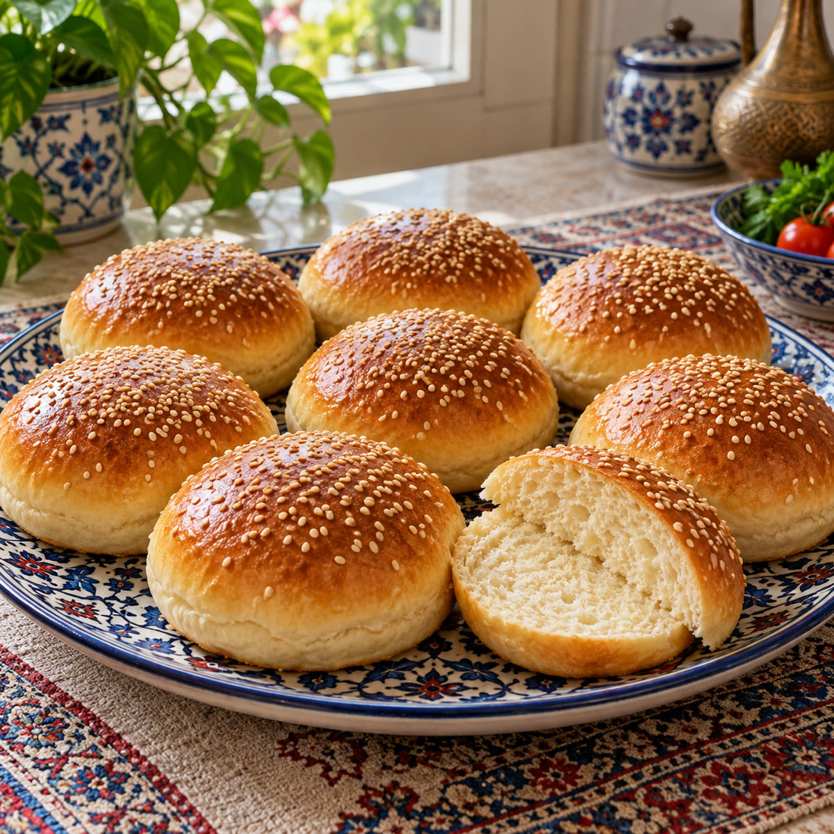 نان همبرگر