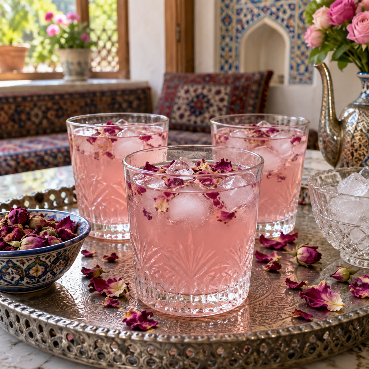 شربت گل محمدی