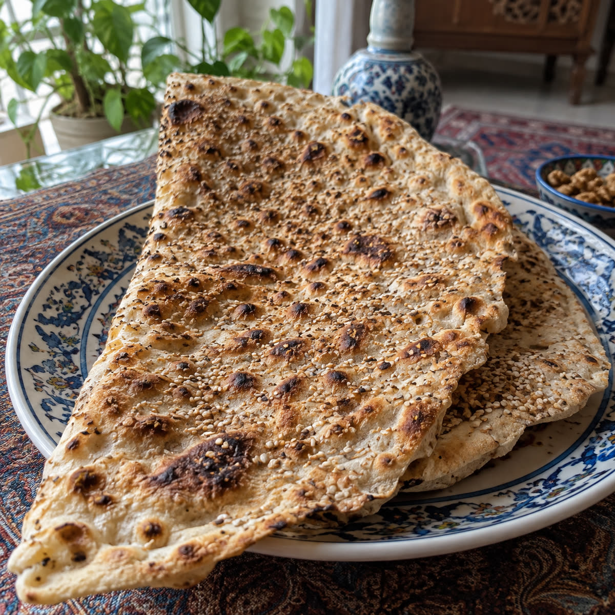 نان سنگک خانگی