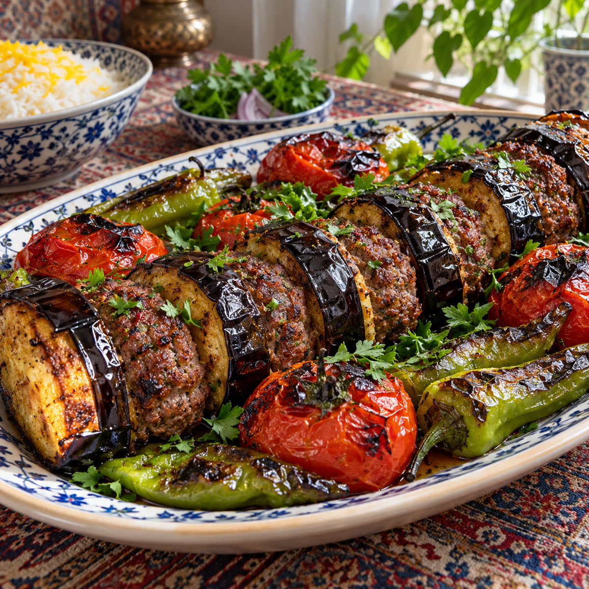 کباب بادمجان ترکی