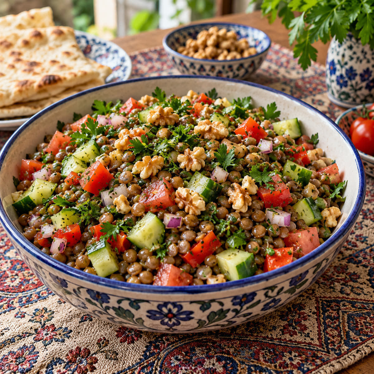 سالاد عدس