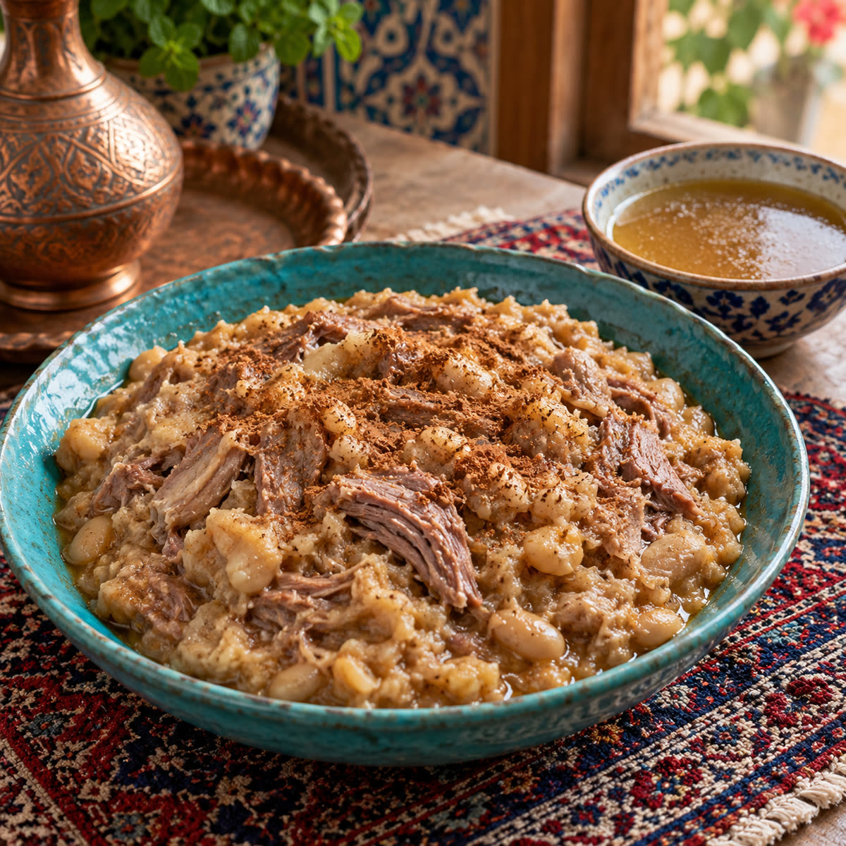گوشت و لوبیا کاشانی
