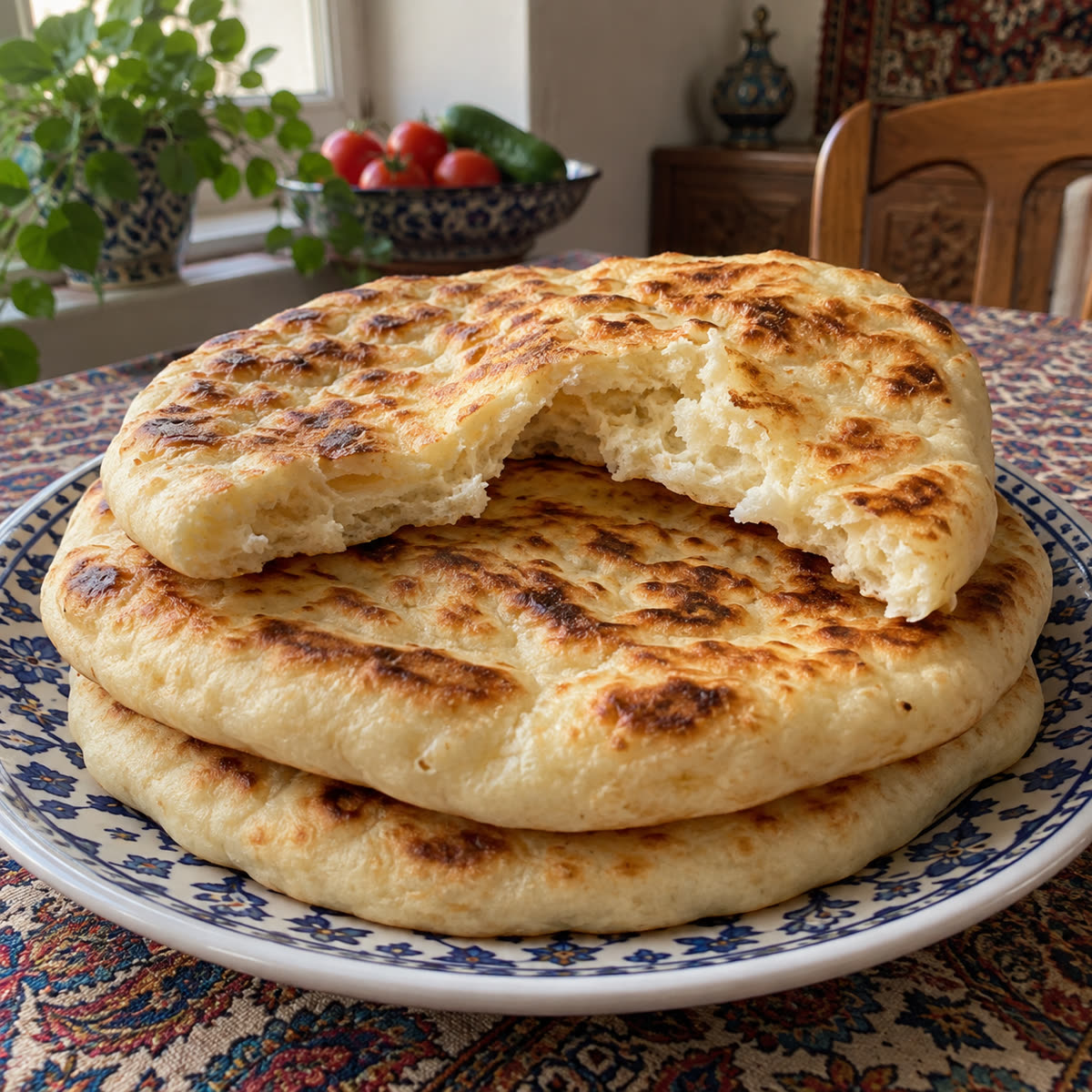 نان تابه‌ای بدون خمیرمایه
