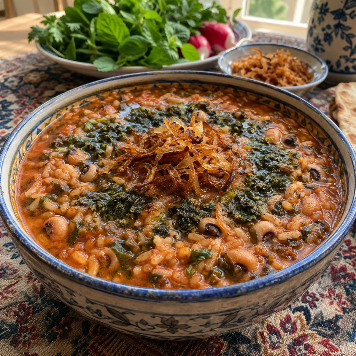 آش گوجهفرنگی تبریزی
