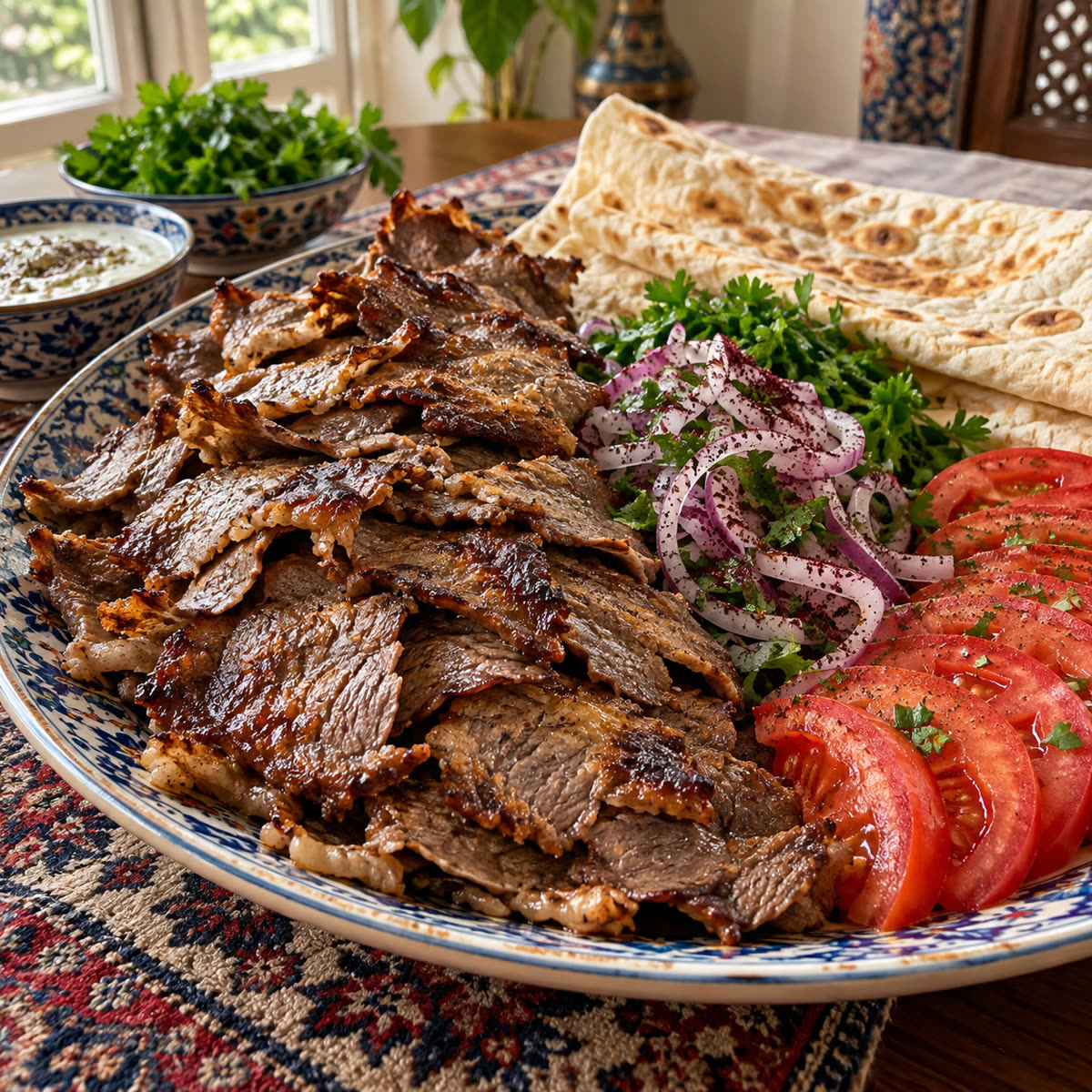 دونر کباب گوشت خانگی