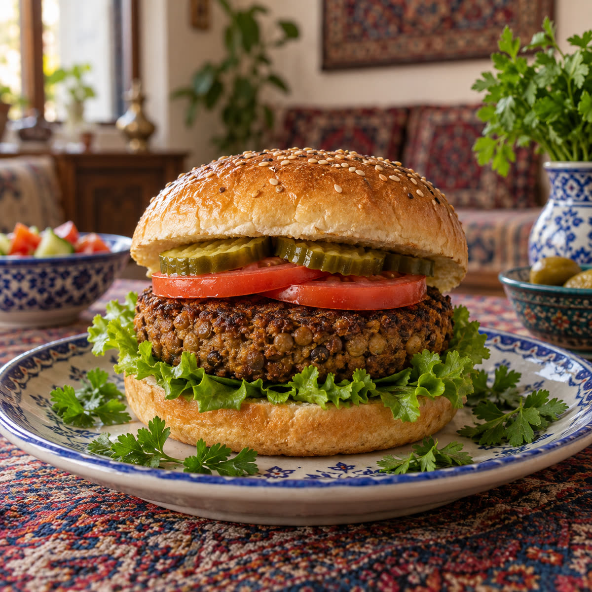 برگر عدس